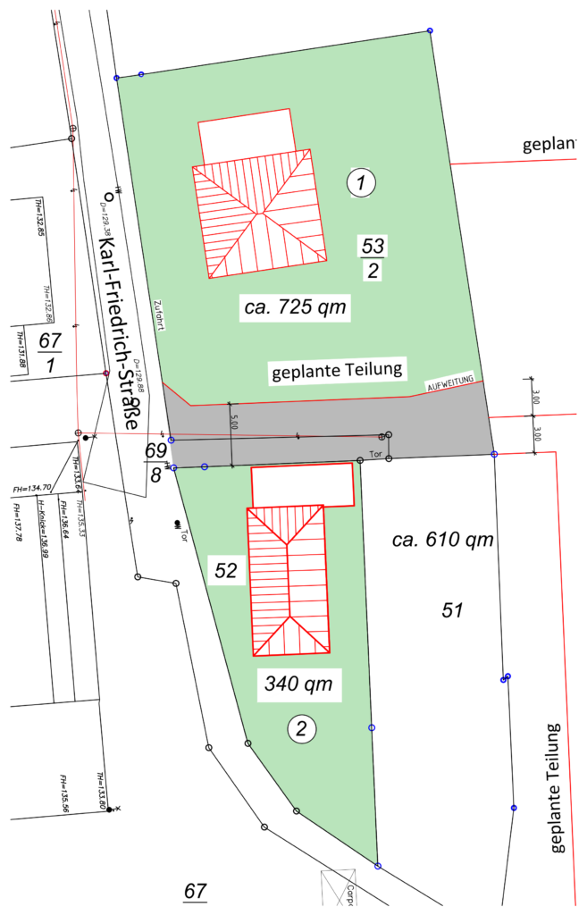 Lageplan Karl-Friedrich-Straße Leipzig Mölkau